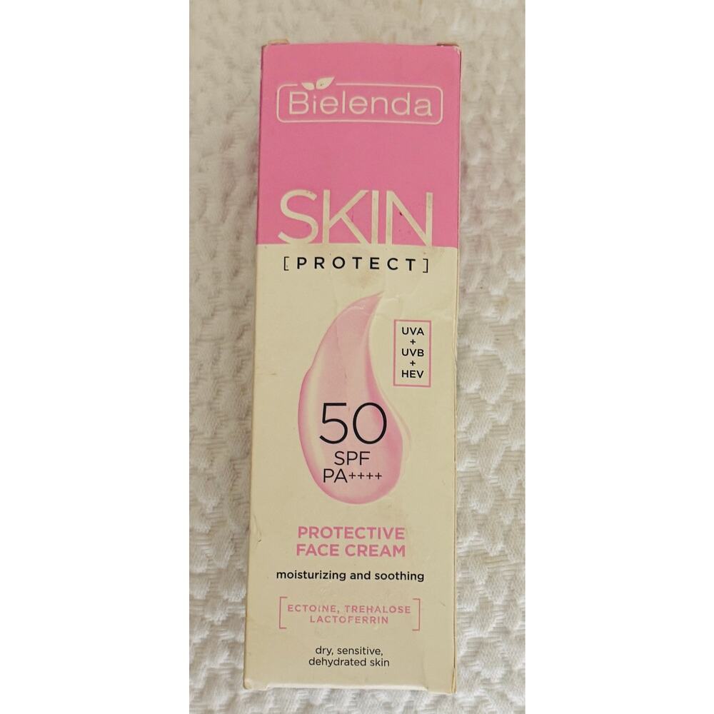 Bielenda Skin Protect Moisturizing and Soothing Face Cream SPF 50 BNIB